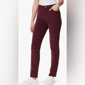 NEW Gloria Vanderbilt Amanda Corduroy Slim High Rise Pant. 10S